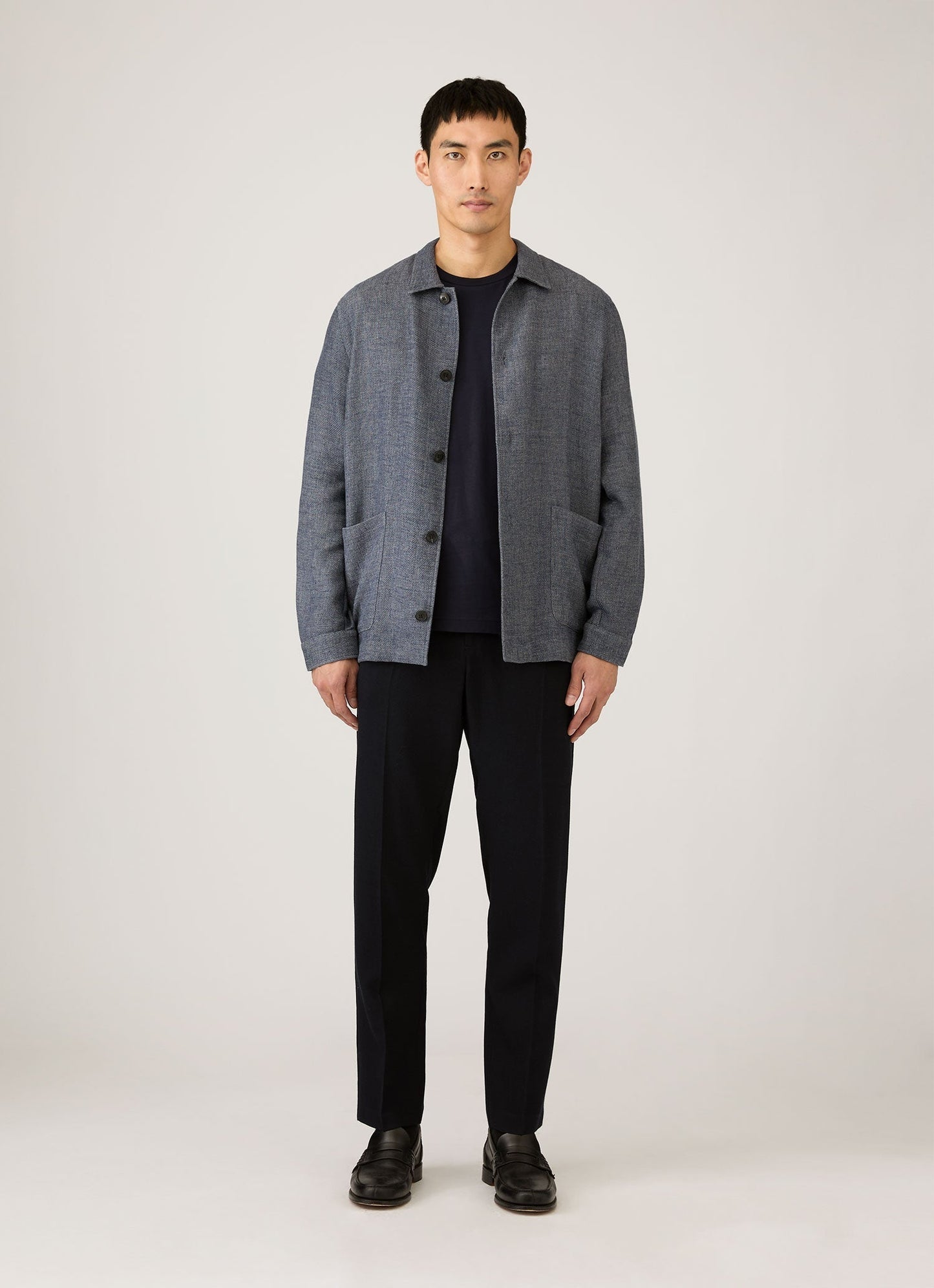 Men's Riviera Midweight T-shirt in Midnight Navy